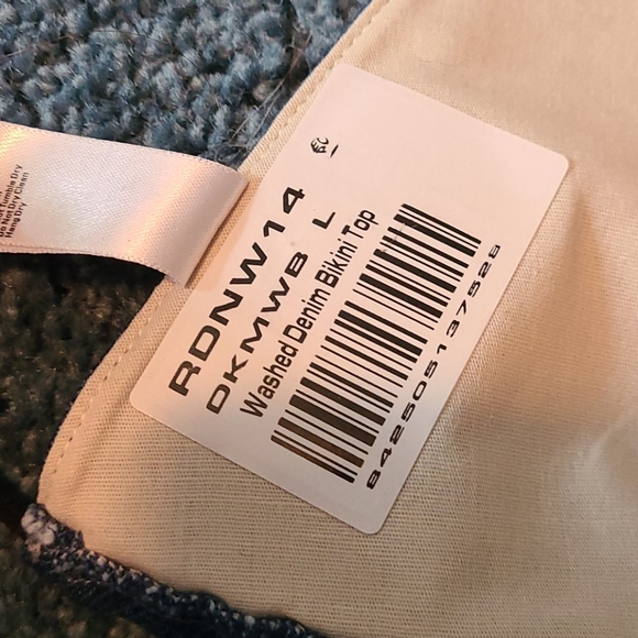 American/Los Angeles Apparel Denim String Bikini - Picture 3 of 4